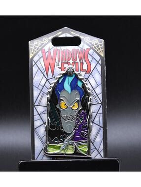 Disney DLR Hercules Hades Pin of the Month Windows of Evil LE 2000 Pin (C3)